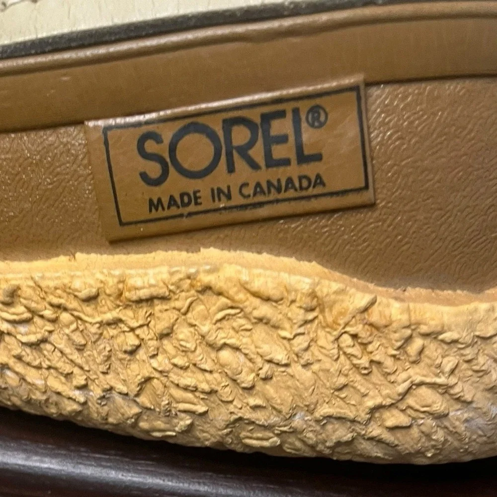SOREL Vintage Nanook Kaufman Winter Boots‎ Wool Removable Liner Women's Size 5